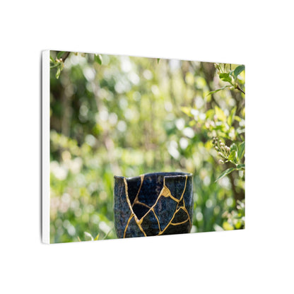 Kintsugi Broken Pottery in Dappled | Broken Beauty Canvas Art