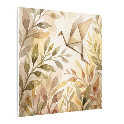 Fukinsei Paper Fold Canvas Art - Japandi Watercolor