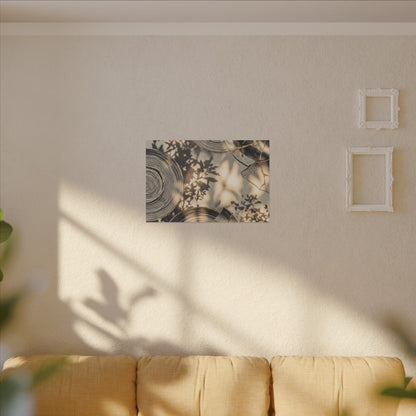 Healing Water Ripple Canvas Art - Gold Vein Kintsugi