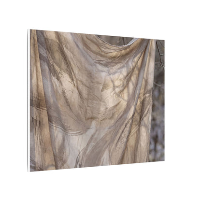 Ma Silk Drape Canvas Art - Japandi Japanese Pattern
