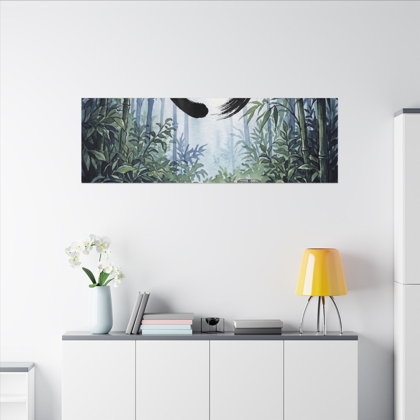 Seijaku Tea Ceremony Canvas Art - Zen Enso