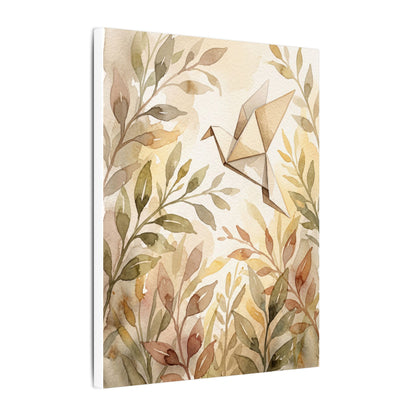 Fukinsei Paper Fold Canvas Art - Japandi Watercolor