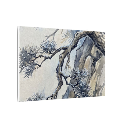Moonlight Pine Tree Canvas Art - Japandi Seijaku