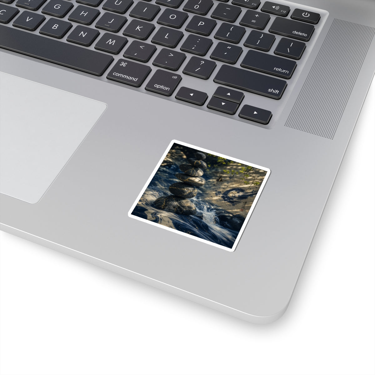 Philosophical River Stones Sticker - Broken Beauty Kintsugi