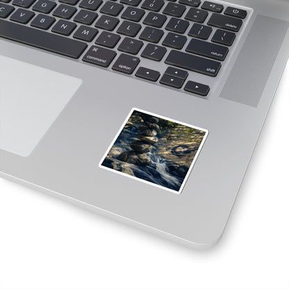 Philosophical River Stones Sticker - Broken Beauty Kintsugi