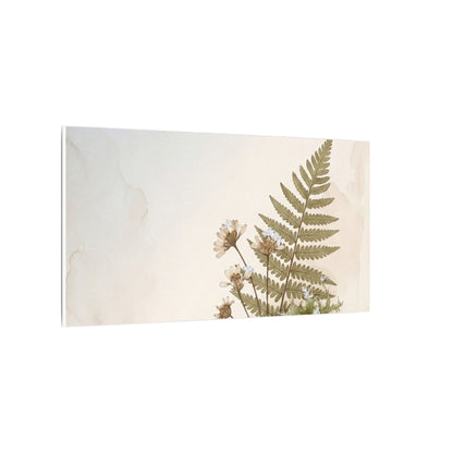 Winter Moss Close Up Herbarium Canvas Art | Enchanting Decor