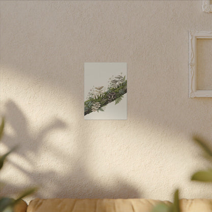 Dappled Wild Mushrooms Canvas Art - Japandi Ma