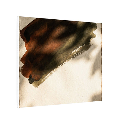 Ink Brushstroke Canvas Art | Summer Dark Japandi Moody Minimal Art