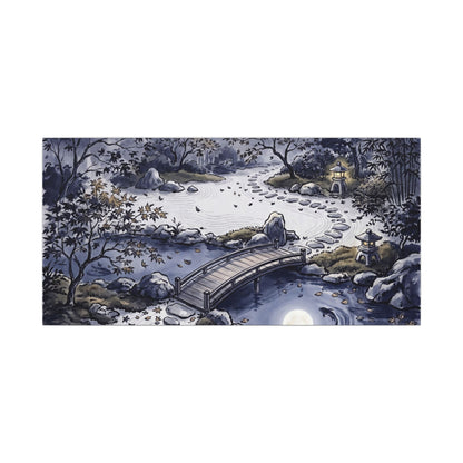 Torii Gate Enso Canvas Art | Contemplative Zen Art