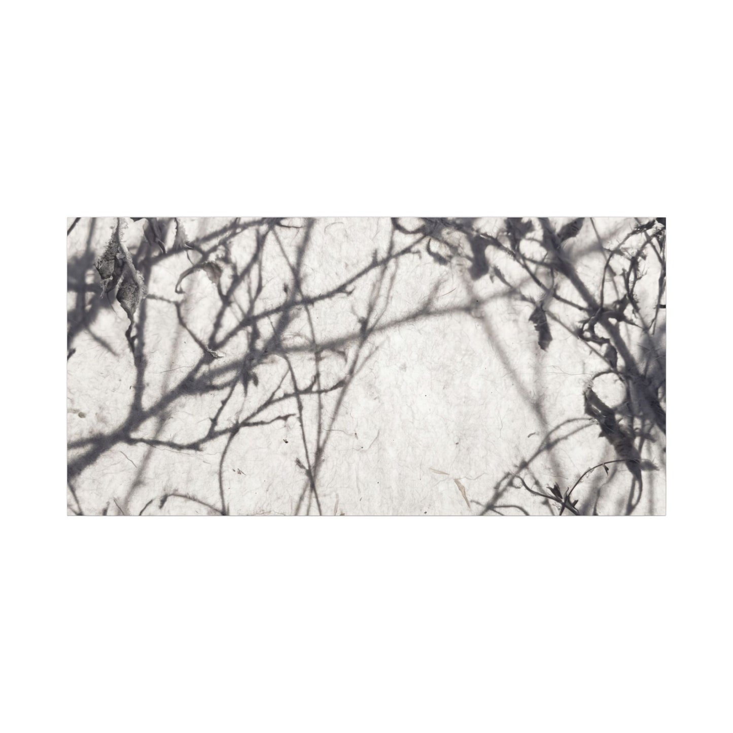 Winter Shadow Play Japanese Pattern Canvas Art | Elegant Decor