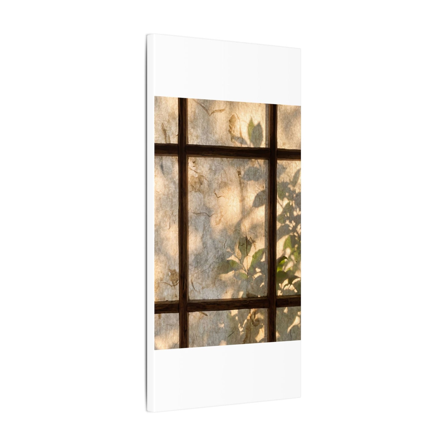 Golden Hour Shoji Screen Canvas Art - Japandi Mono No Aware
