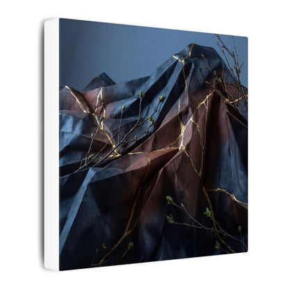 Paper Fold Broken Beauty Canvas Art | Philosophical Kintsugi Art
