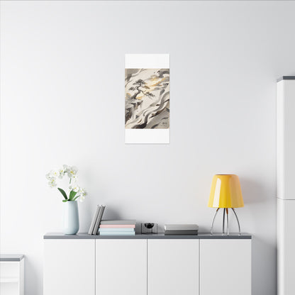 Golden Hour Pine Tree Canvas Art - Japandi Seijaku