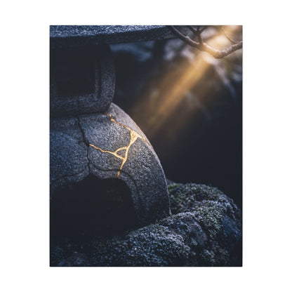Ma Moonlit Garden Canvas Art - Kintsugi Broken Beauty