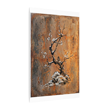 Datsuzoku Rust Patina Canvas Art - Zen Sumi E