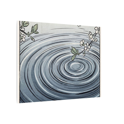 Calm Water Ripple Canvas Art - Ukiyo E Inspired Zen