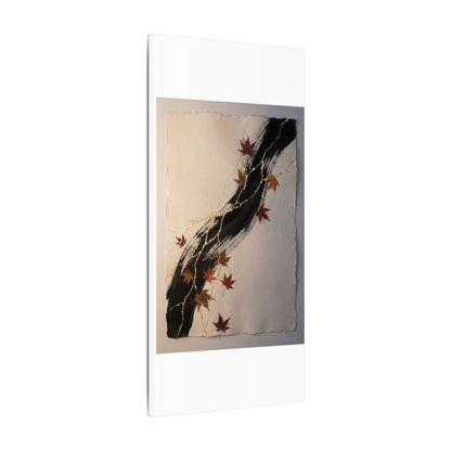 Dawn Ink Brushstroke Canvas Art - Kintsugi Ma
