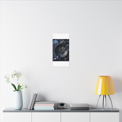Cherry Blossom Winter Canvas Art | Kintsugi Philosophical Design