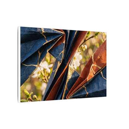 Golden Hour Paper Fold Canvas Art - Kintsugi Ma
