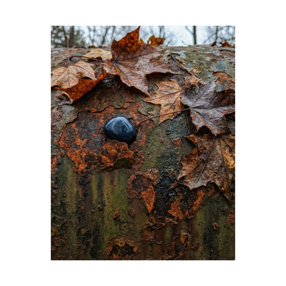 Datsuzoku Rust Patina Wall Art Print - Dark Japandi Moody Minimal