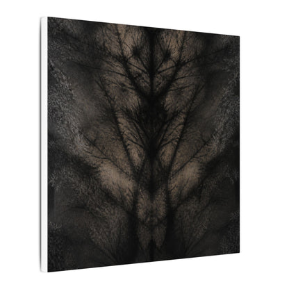 Seijaku Shadow Play Canvas Art - Dark Japandi Charcoal Ink