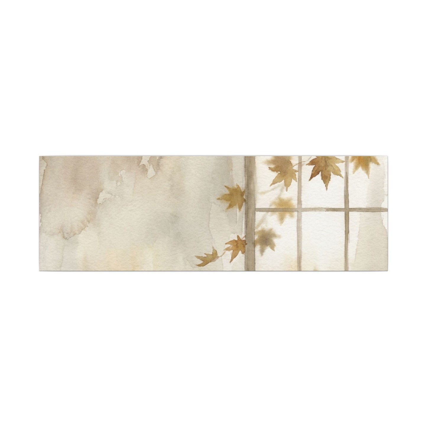 Warm Shoji Screen Canvas Art - Watercolor Japandi