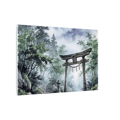 Moonlight Torii Gate Canvas Art - Zen Fukinsei