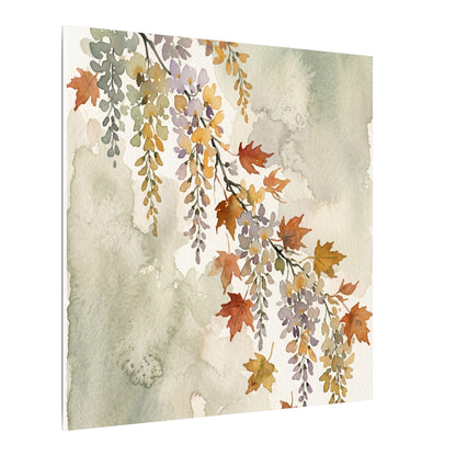 Ma Wisteria Canvas Art - Japandi Watercolor