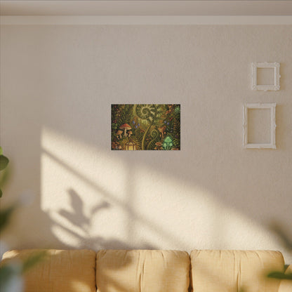 Elegant Ceramic Bowl Canvas Art - Minimal Line Japandi
