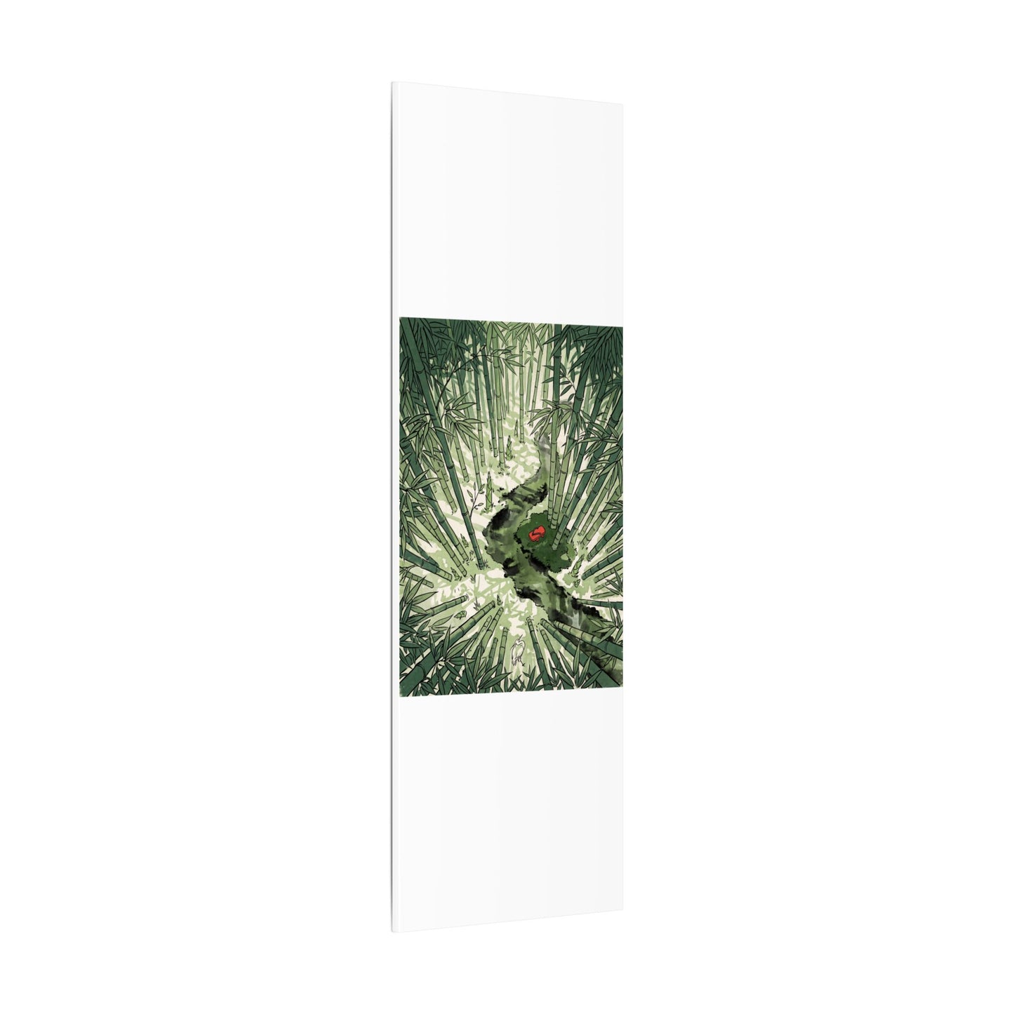Peaceful Bamboo Grove Canvas Art - Ukiyo E Inspired Zen