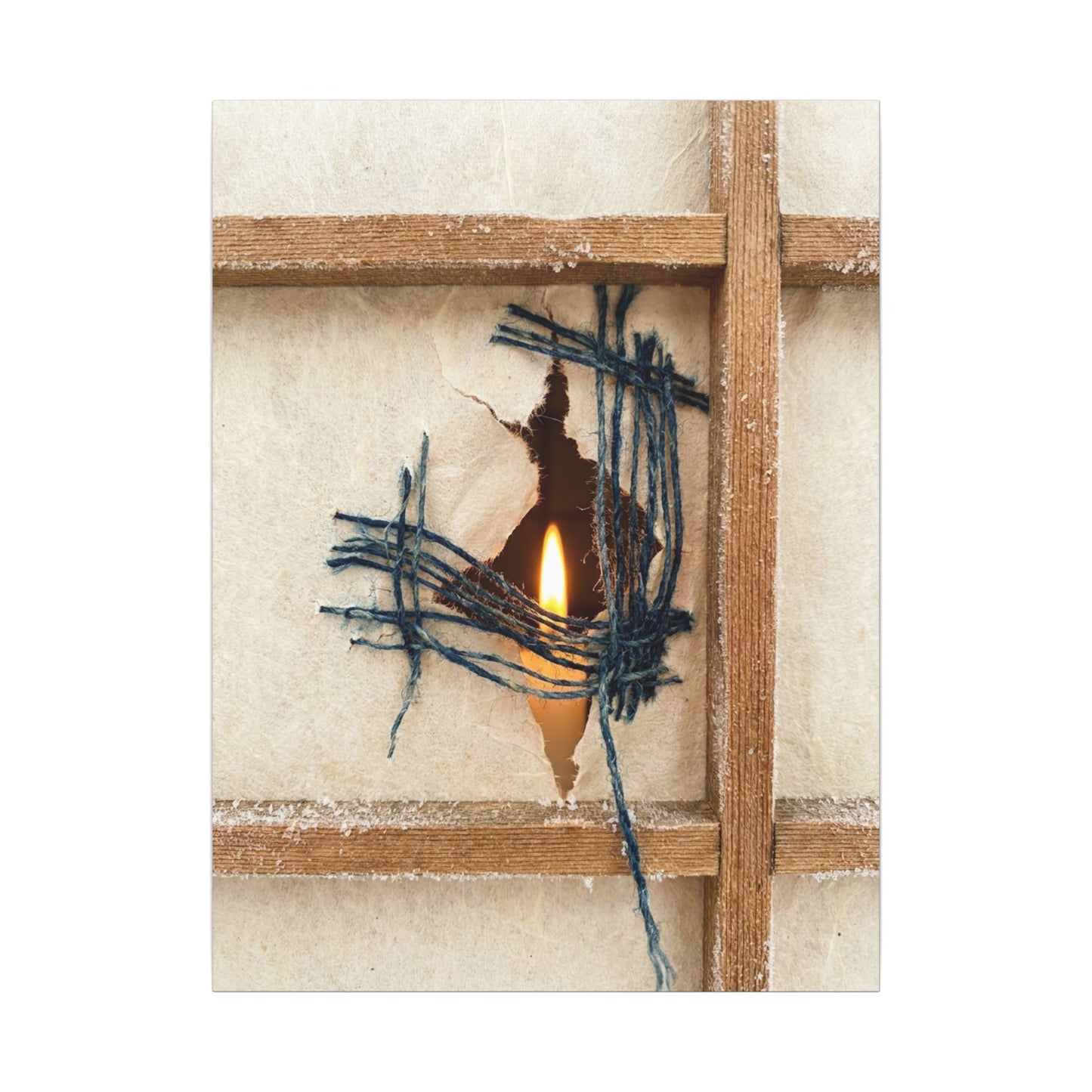 Winter Shoji Screen Broken Beauty Canvas Art | Resilient Decor