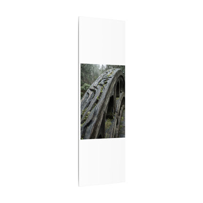 Overcast Wooden Bridge Canvas Art - Japandi Kanso