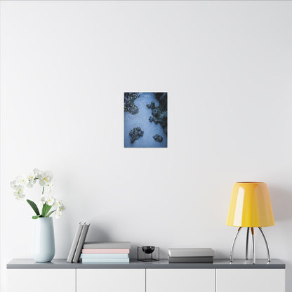 Earthy Silk Drape Canvas Art - Minimal Line Japandi