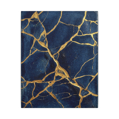 Kintsugi Crackle Canvas Art
