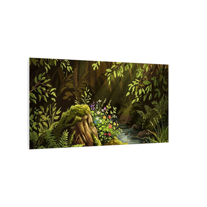 Golden Hour Silk Drape Canvas Art - Dark Japandi Datsuzoku