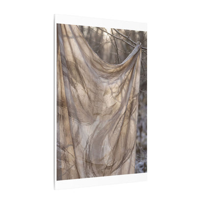 Ma Silk Drape Canvas Art - Japandi Japanese Pattern