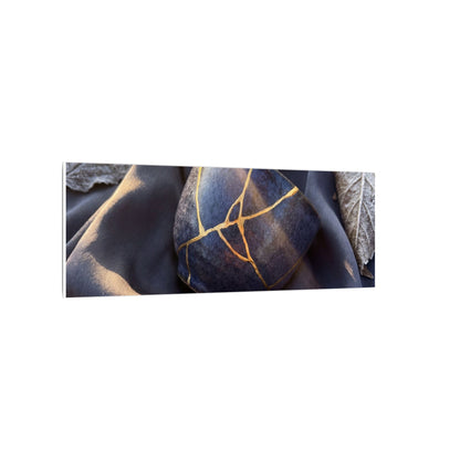 Winter Silk Drape Gold Repair Canvas Art | Artful Decor