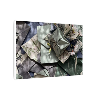 Shibui Paper Fold Canvas Art - Japandi Japanese Pattern