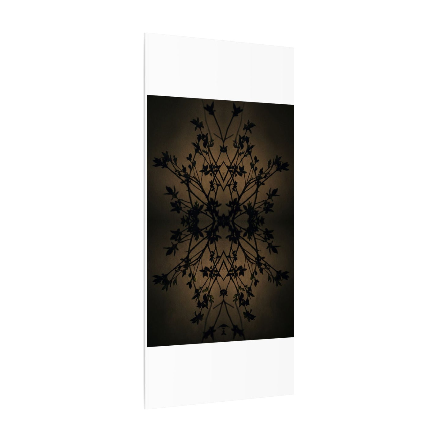 Golden Hour Shadow Play Canvas Art - Dark Japandi Seijaku