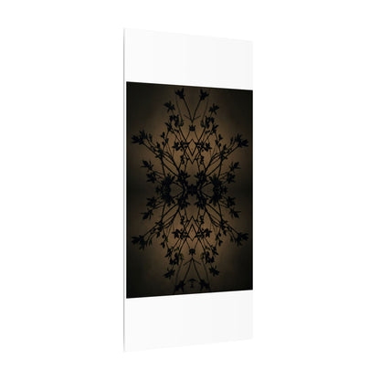 Golden Hour Shadow Play Canvas Art - Dark Japandi Seijaku