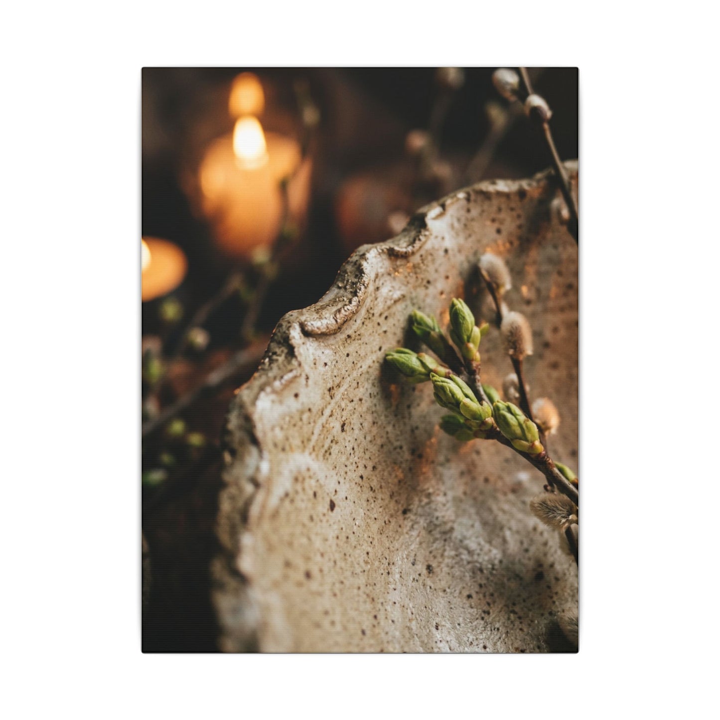 Overcast Ceramic Bowl Canvas Art - Japandi Ma