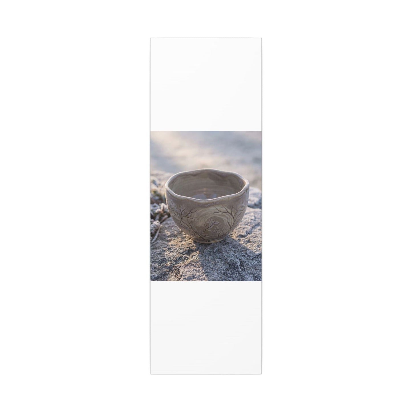 Seijaku Ceramic Bowl Canvas Art - Japandi Japanese Pattern