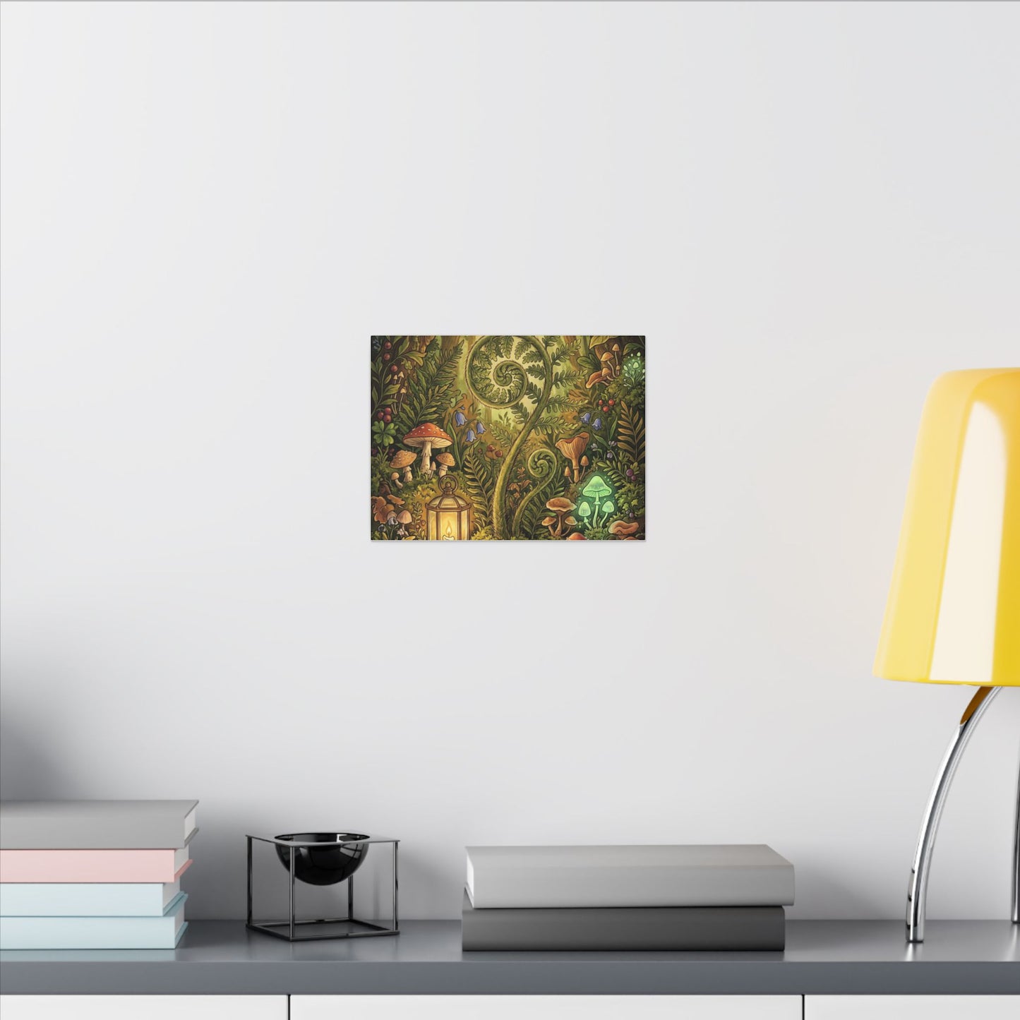 Elegant Ceramic Bowl Canvas Art - Minimal Line Japandi