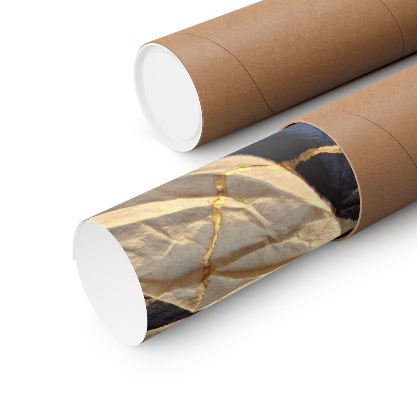 Paper Fold Summer Wall Art Print | Kintsugi Beautiful Design