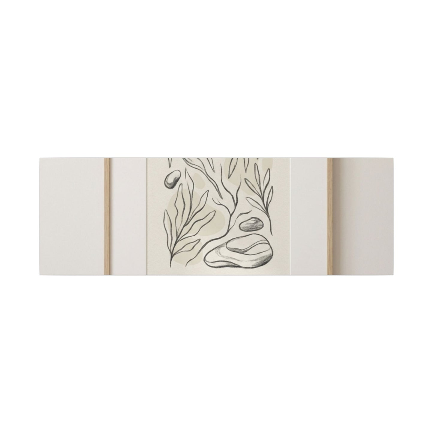 Japandi Charcoal Canvas Art