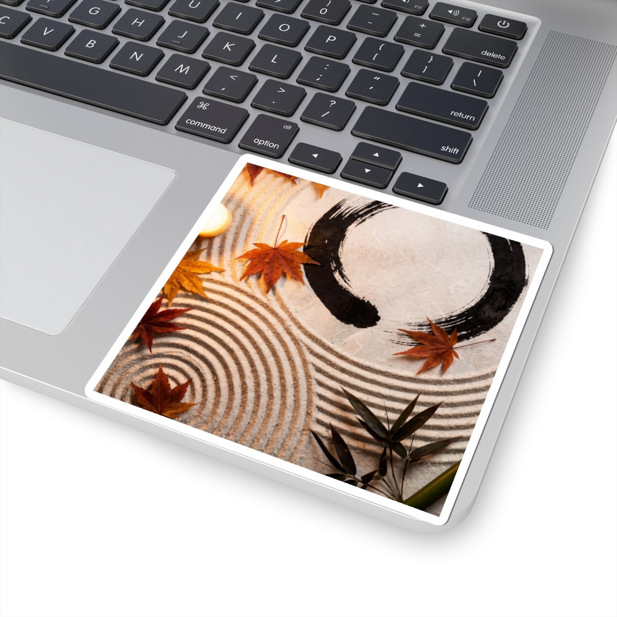 Zen Rock Garden in Candlelight | Enso Sticker