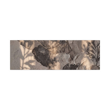 Shadow Play Summer Canvas Art | Japandi Elegant Design