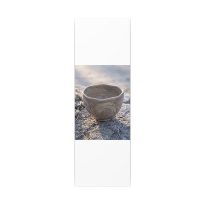 Seijaku Ceramic Bowl Canvas Art - Japandi Japanese Pattern