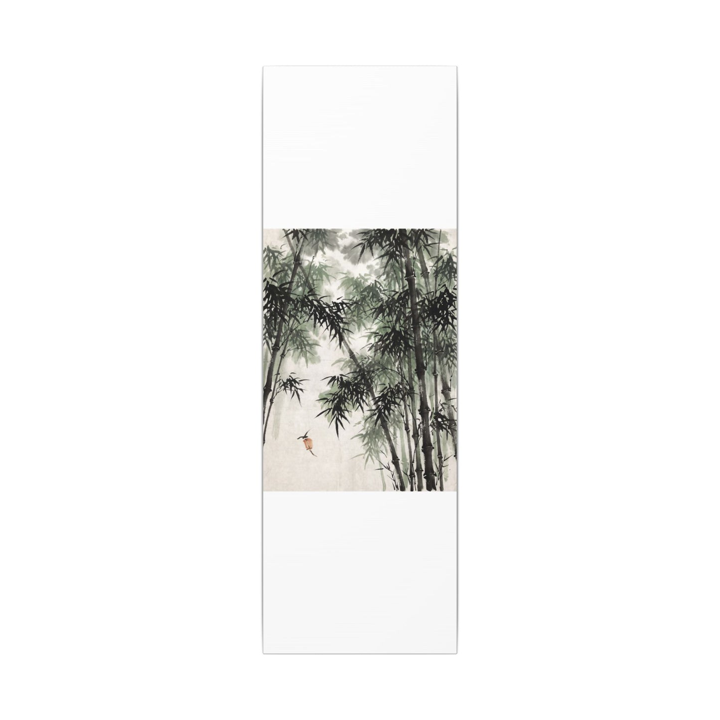 Zen Bamboo Grove in Overcast | Sumi E Canvas Art