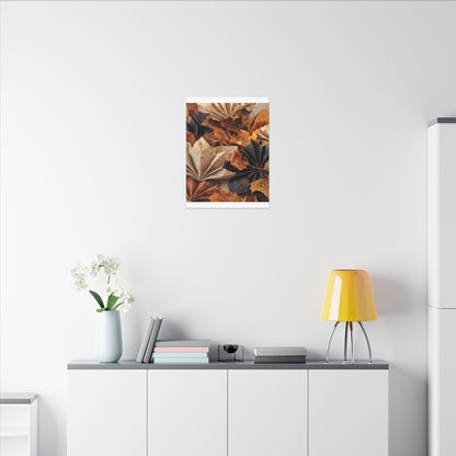Paper Fold Texture Canvas Art | Elegant Japandi Art